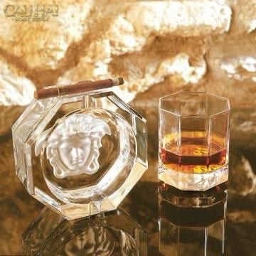 Maison Couture - Gạt Tàn Pha Lê Medusa Extravagant Cristalleries Ashtray