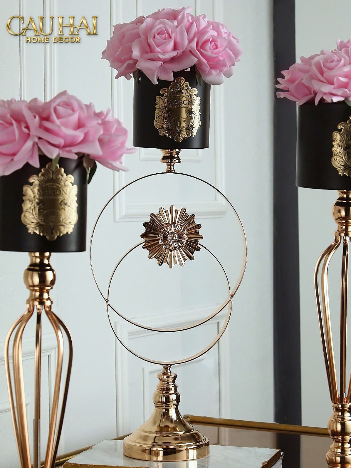 L’ESSENCE DU ROSE 15 - CHẬU HOA HỒNG VERSAILLES GRANDE H59