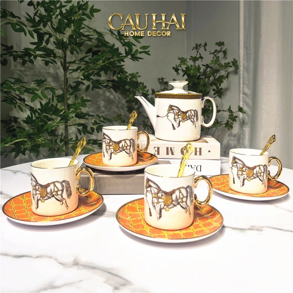 Home Couture - Set Bình Trà Chaohao 9 Pcs-CẬU HAI HOME DECOR