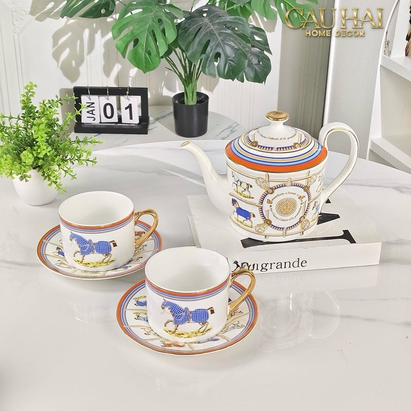 Home Couture - Set Bình Trà Her.M 9 Pcs-CẬU HAI HOME DECOR