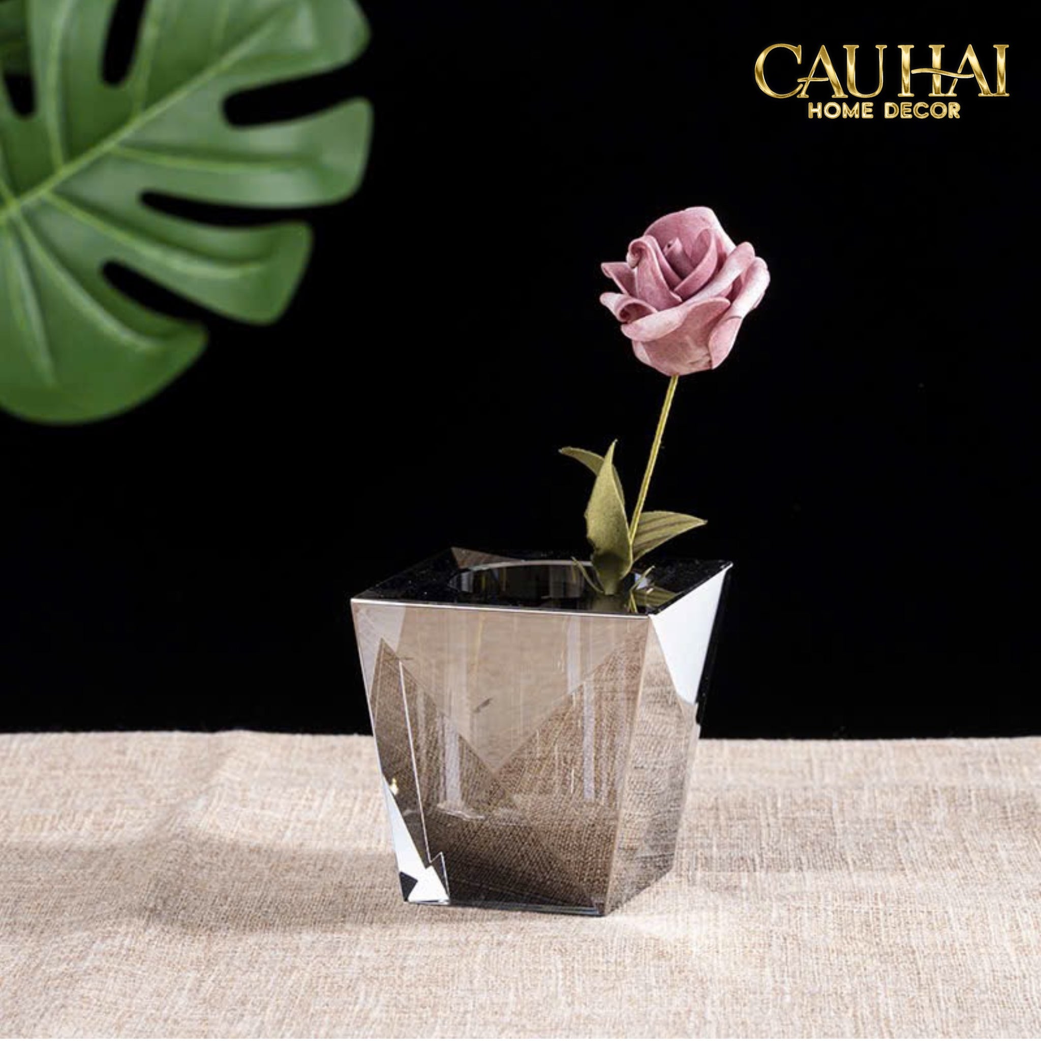 Maison Couture - Lọ Hoa Pha Lê Cristal Facetté