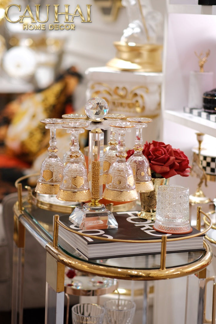 Set 2 Ly Vang Louis Royal D'Or 2pcs 9x18