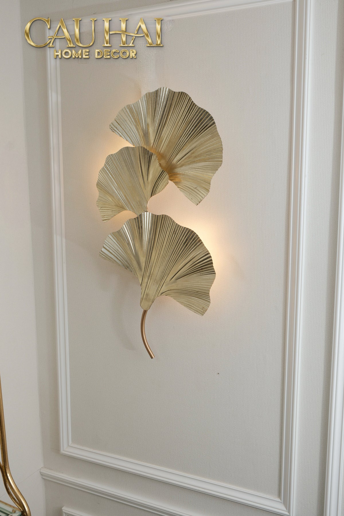 Maison Coutour - Đèn Tường Ginkgo Leaf D'or 14K Wall Sconce-ĐÈN TRANG TRÍ-CẬU HAI HOME DECOR