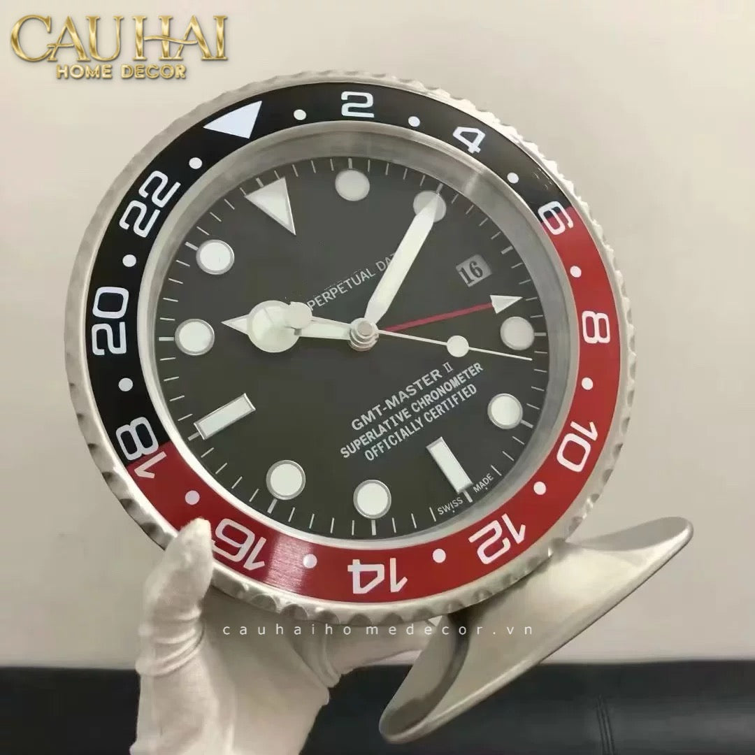 Home Couture - Đồng Hồ Để Bàn Rlex Argent Rouge-Đồng hồ để bàn-CẬU HAI HOME DECOR