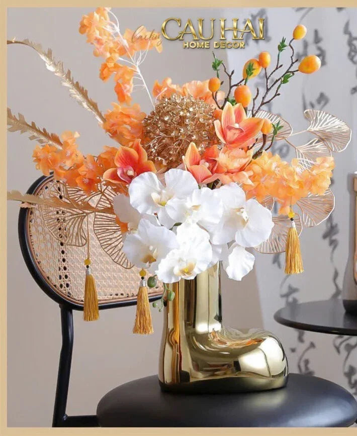 Bình Hoa Rouge Glossy Bubblr Boot Vase-Bình Hoa-CẬU HAI HOME DECOR