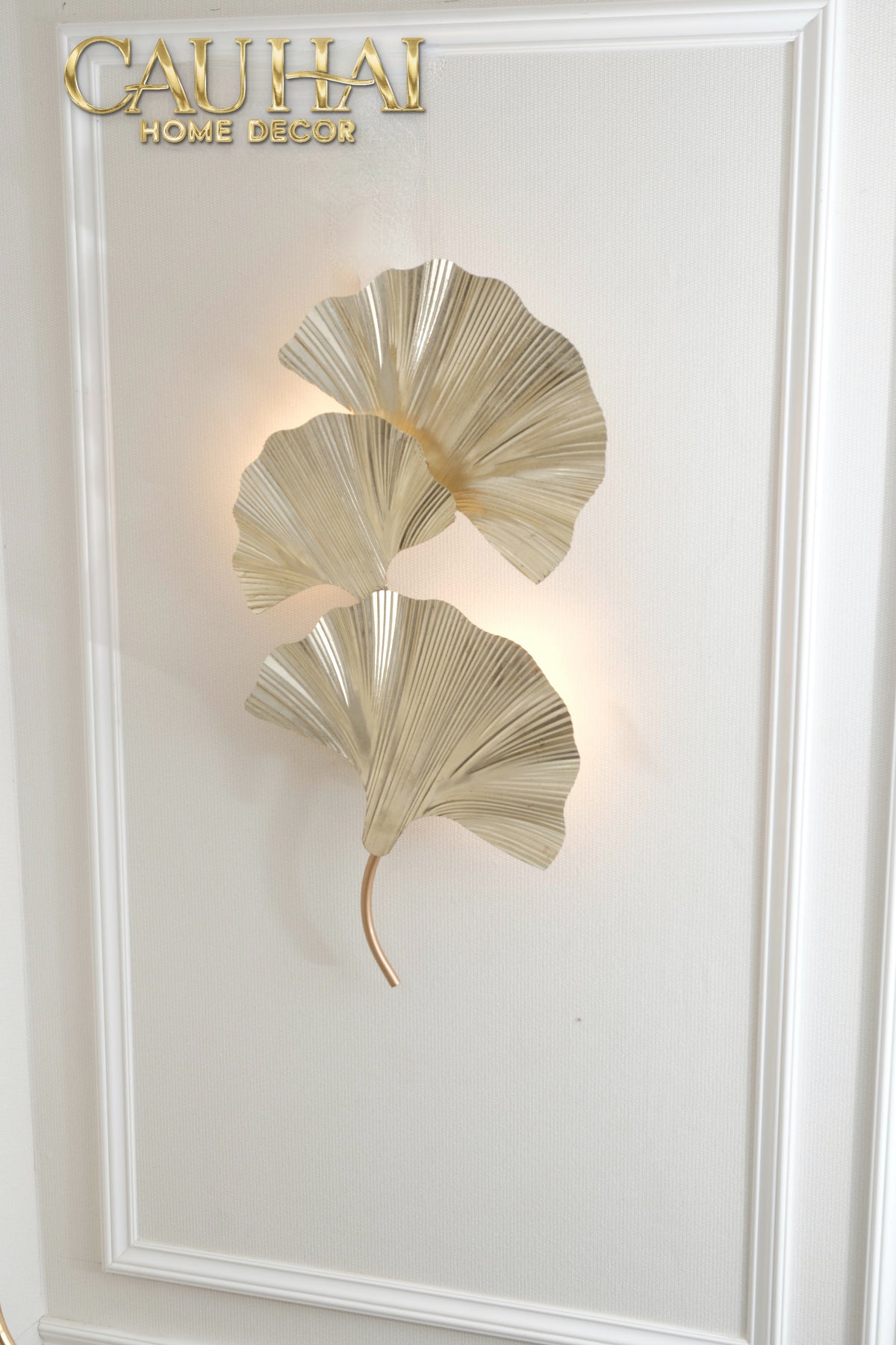 Maison Coutour - Đèn Tường Ginkgo Leaf D'or 14K Wall Sconce-ĐÈN TRANG TRÍ-CẬU HAI HOME DECOR