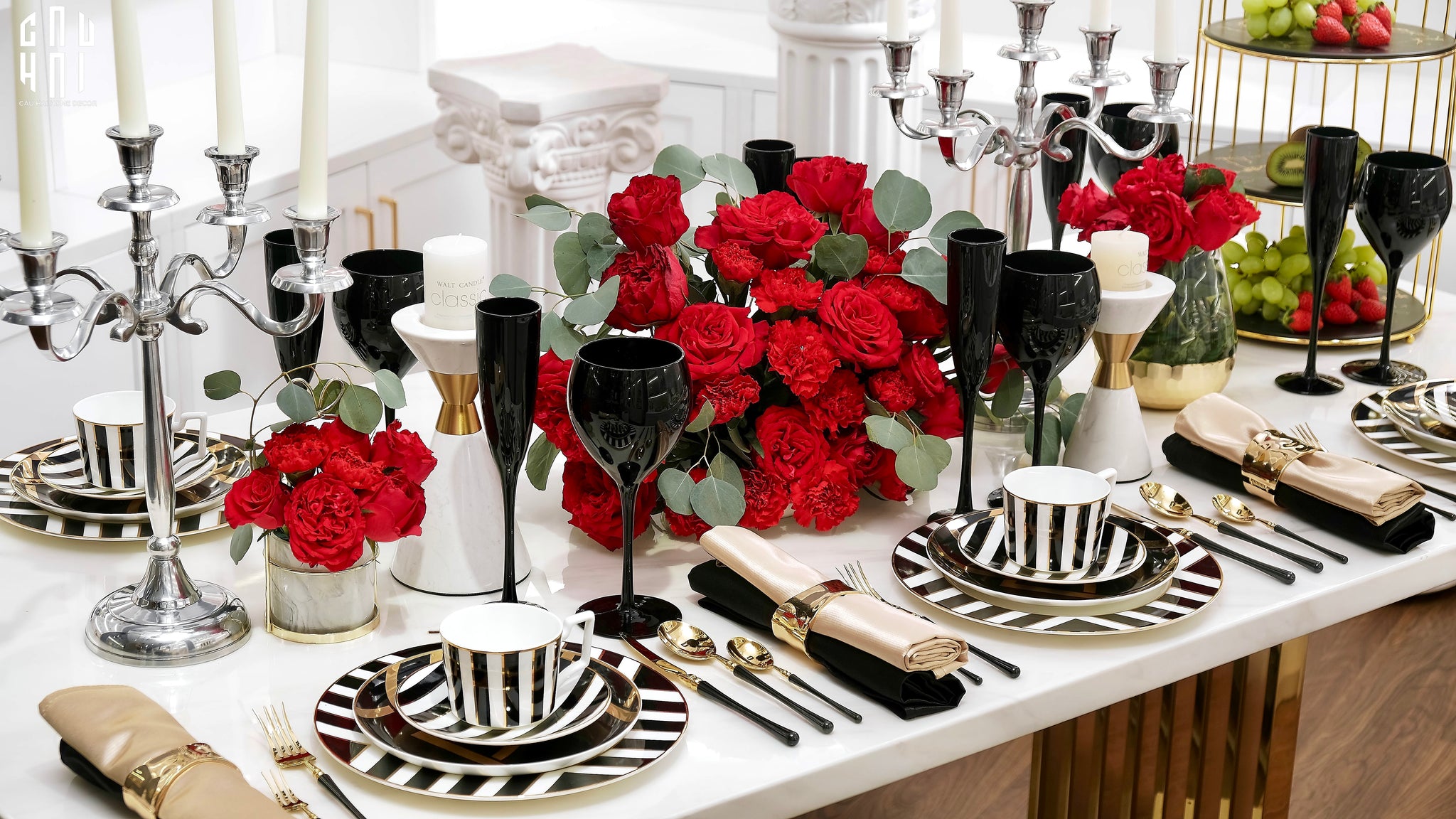 HARLEY DINNER PLATE SET 2PCS-CẬU HAI HOME DECOR