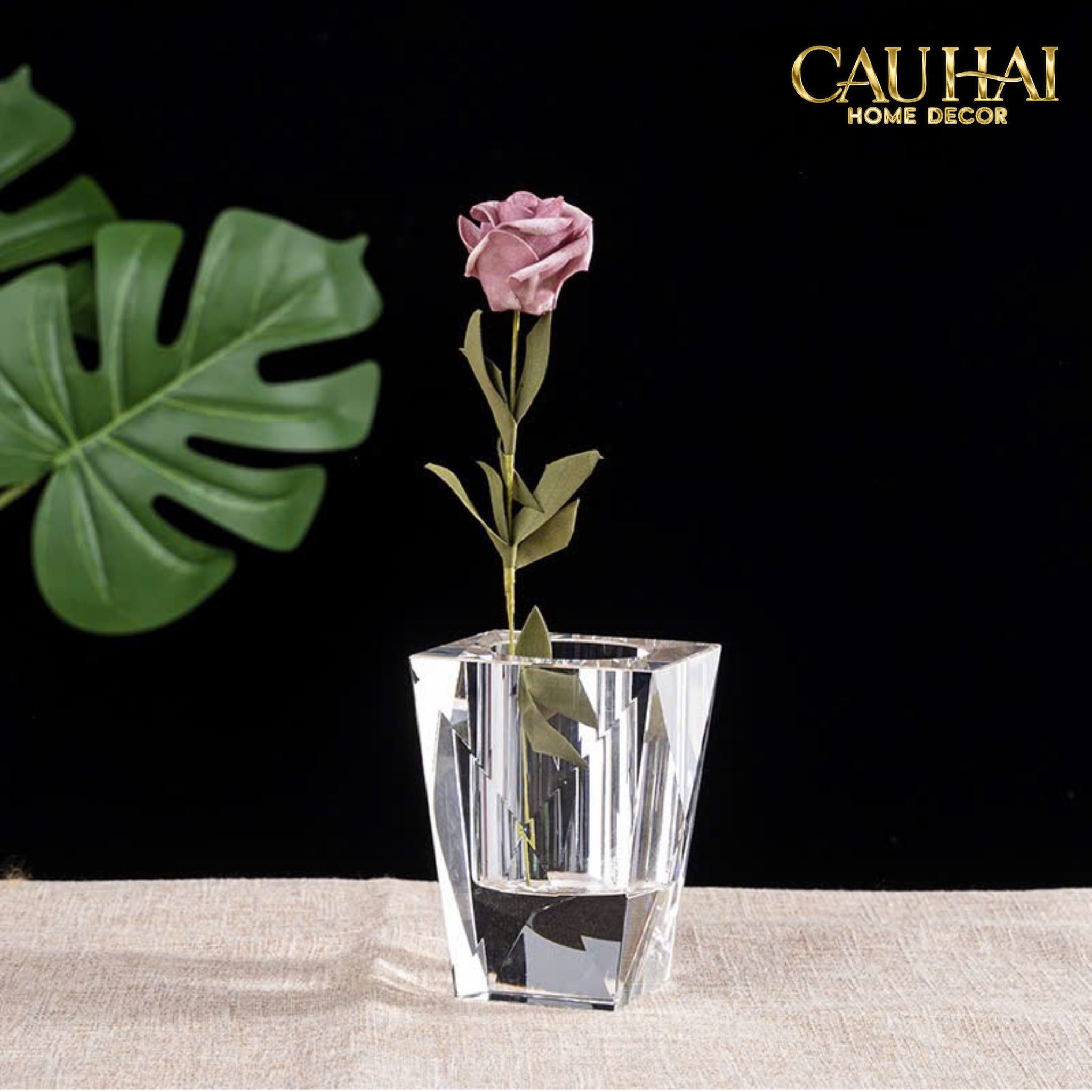 Maison Couture - Lọ Hoa Pha Lê Cristal Facetté