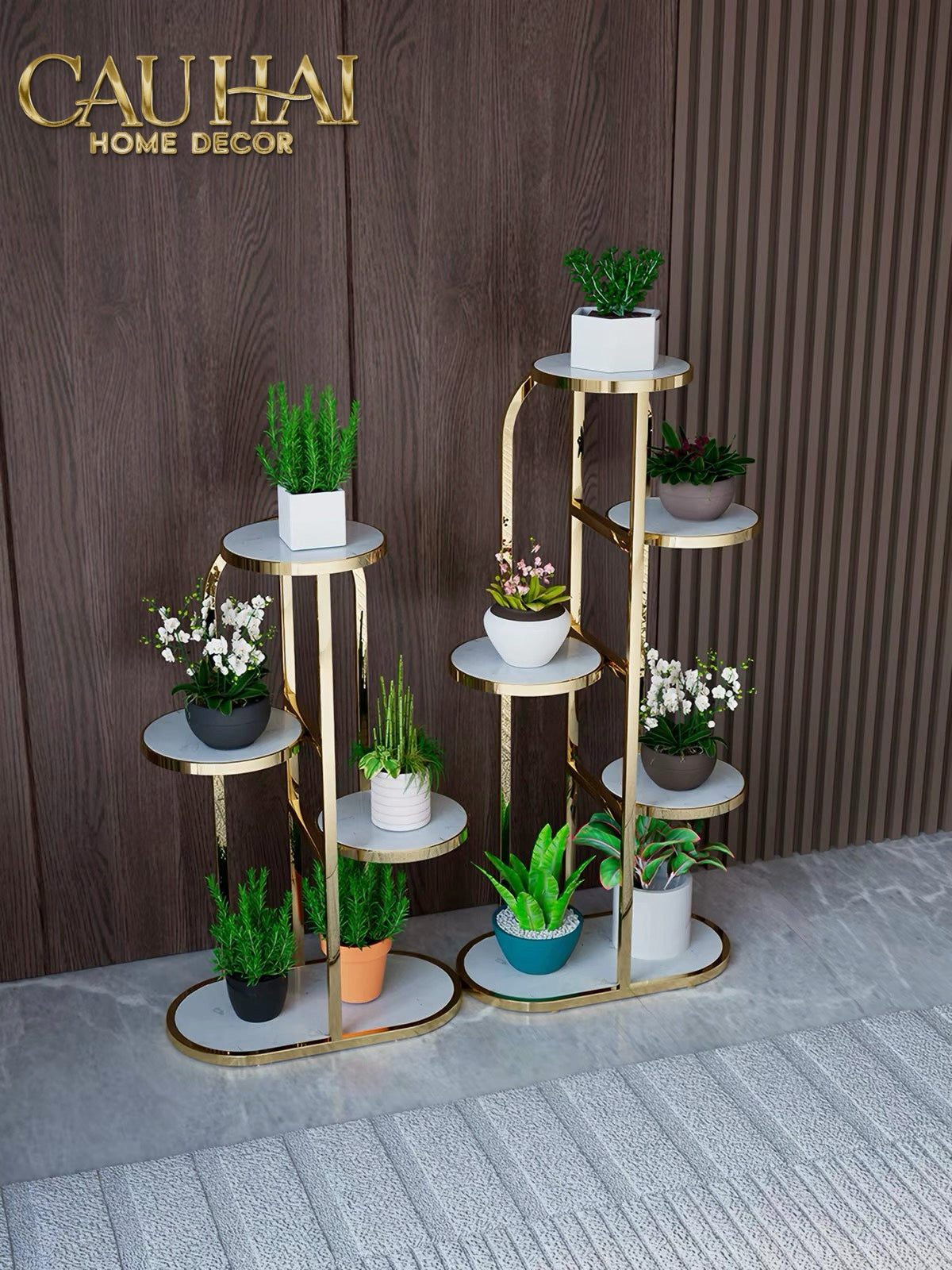 Maison Couture - Kệ Trưng Bày Đa Tầng Art Deco Étagère D'Or