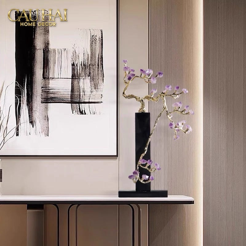 Home Couture - Tượng Đồng Nhánh Cây H44-CẬU HAI HOME DECOR