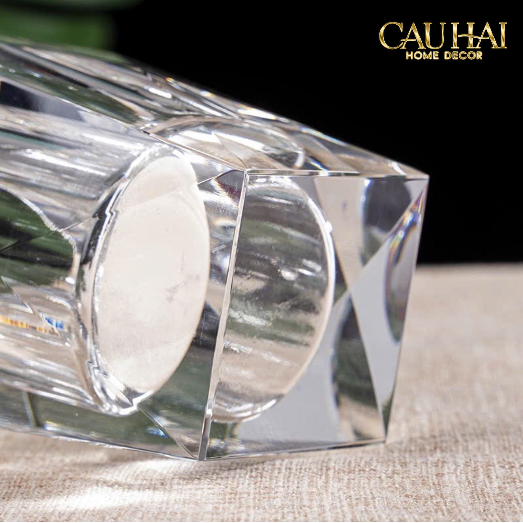 Maison Couture - Lọ Hoa Pha Lê Cristal Facetté
