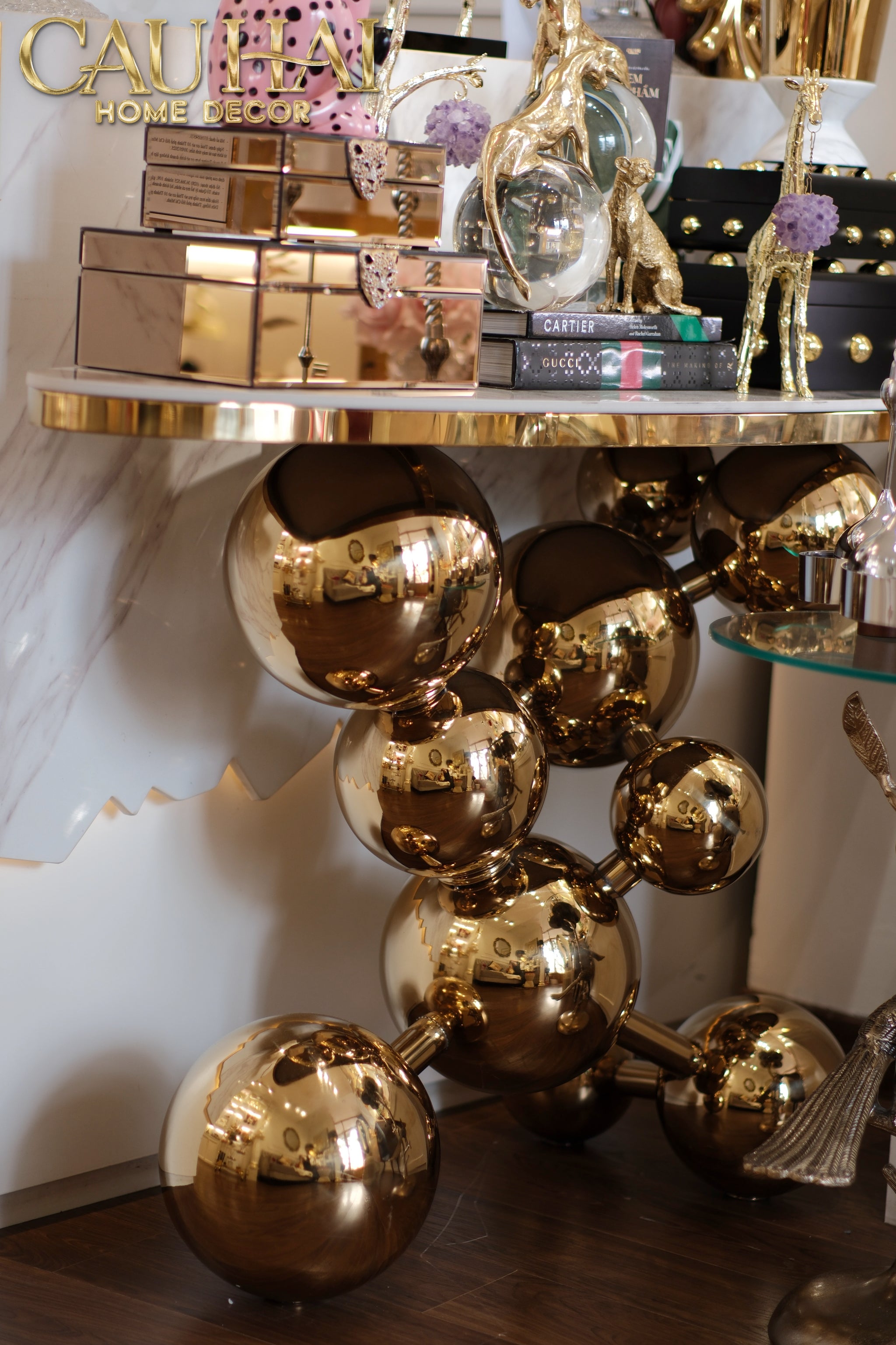 Maison Couture - Bàn Console Trang Trí Cao Cấp Sphère Royale Table