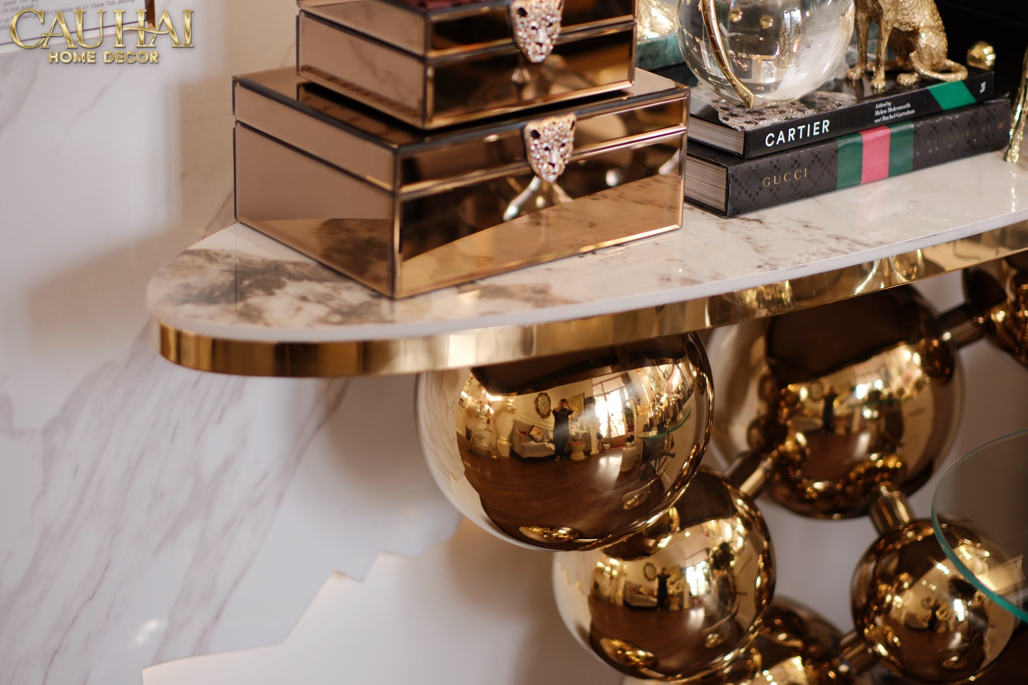 Maison Couture - Bàn Console Trang Trí Cao Cấp Sphère Royale Table