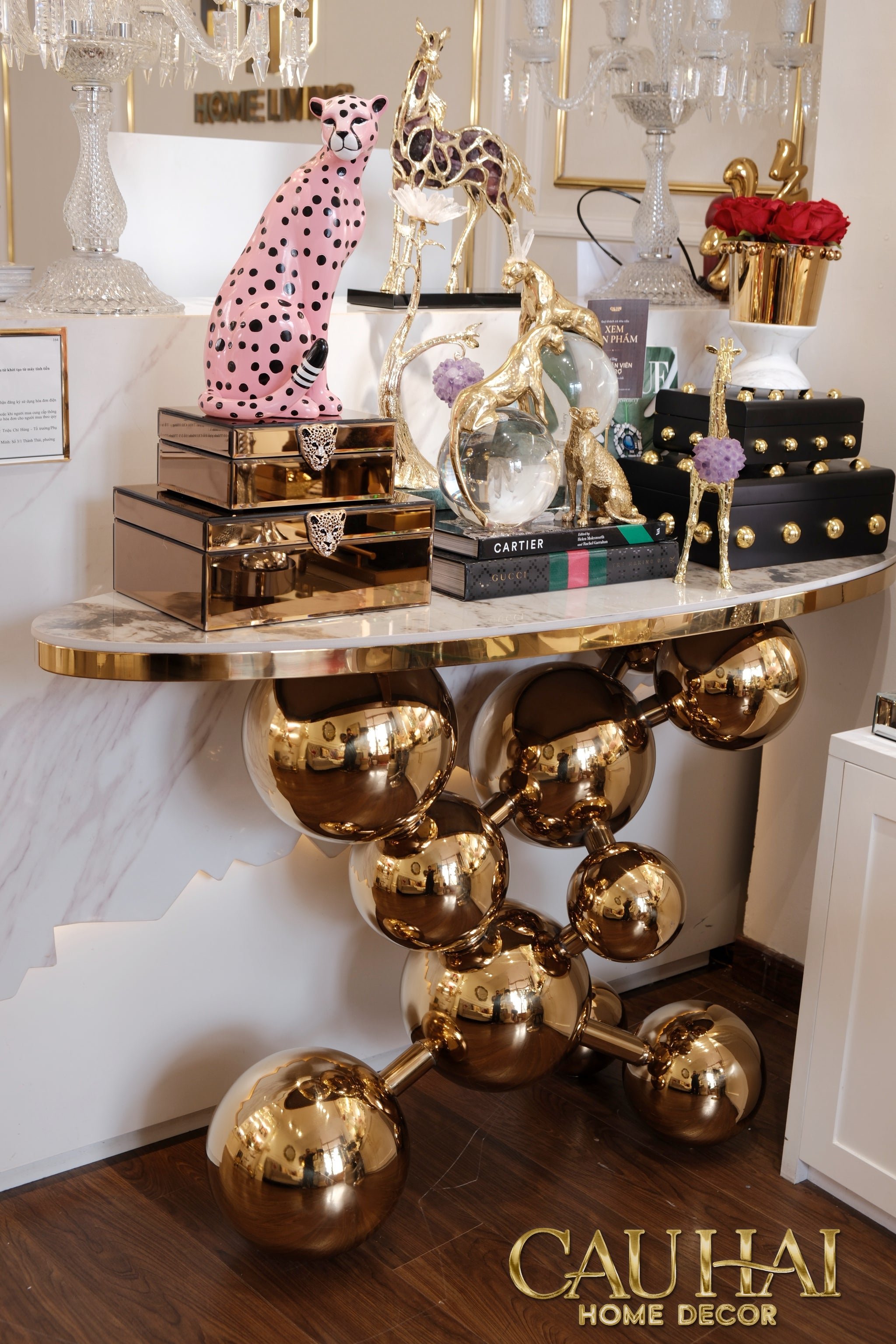 Maison Couture - Bàn Console Trang Trí Cao Cấp Sphère Royale Table