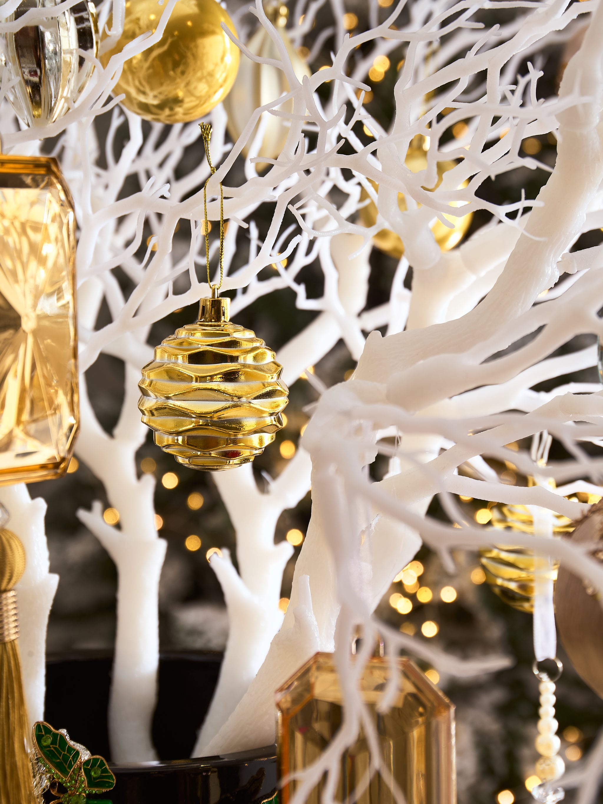 FÊTES COUTURE – SET BÌNH HOA CHRISTMAS L’ARBRE NOIR DORÉ VASE - CẬU HAI HOME DECOR