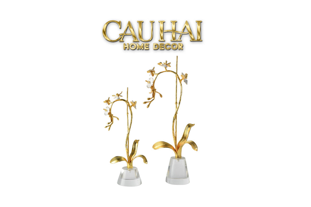 Maison Couture - Tượng Kim Điệp Phúc Lâm Haute Orchid Golden Branches H41 / H31