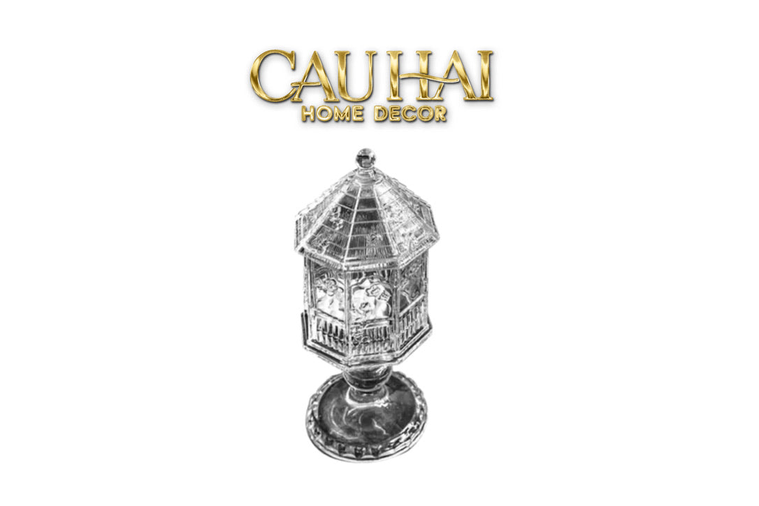 Lọ Keọ Thuỷ Tinh Jardin de Cristal Candy Jar H23