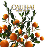 Set 2 Cành Quả Quýt Tangerines Ember/Amber - CẬU HAI HOME DECOR