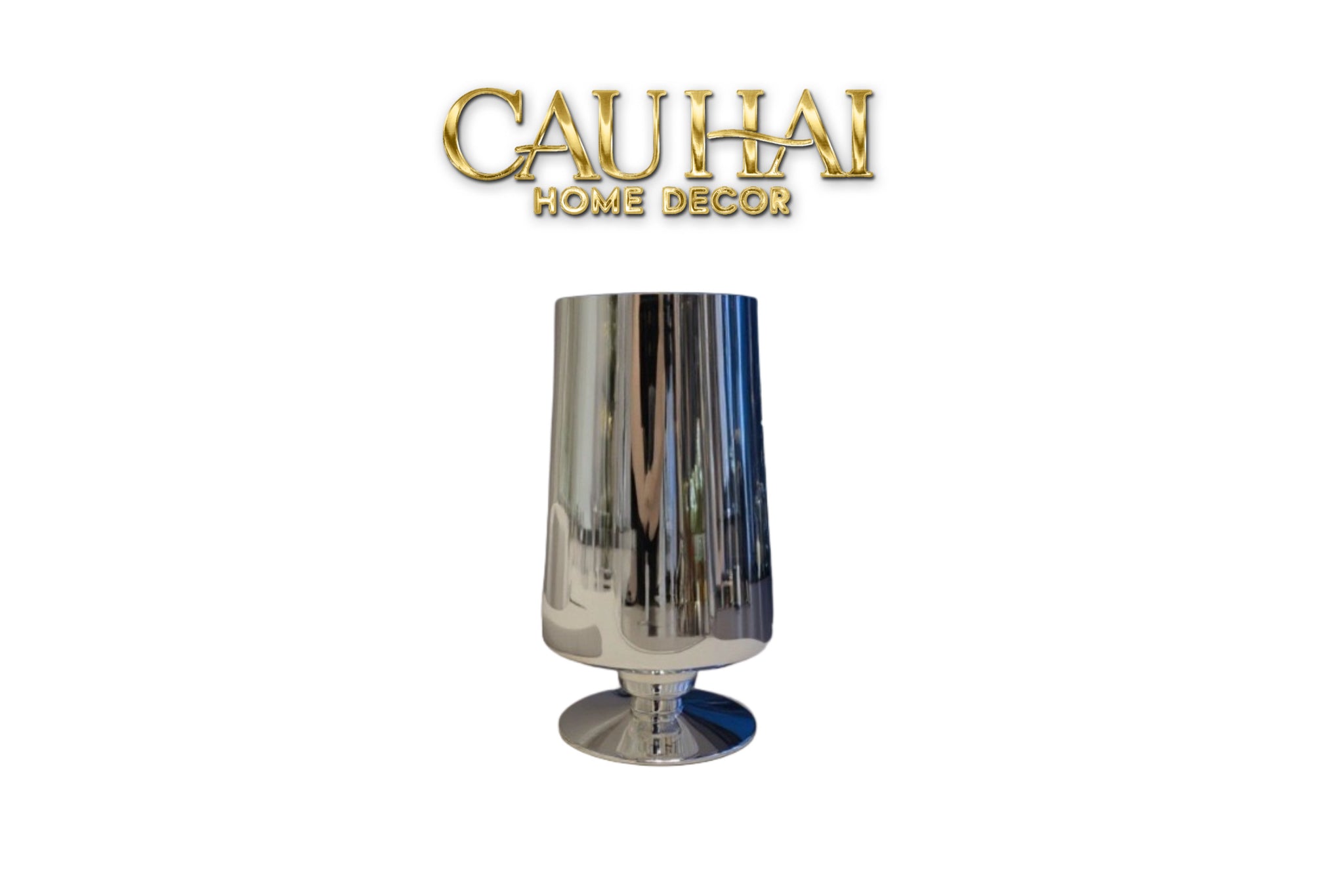 Maison Couture -  Bình Hoa Platinum Cristallerie Platinum Elysium. 14x34