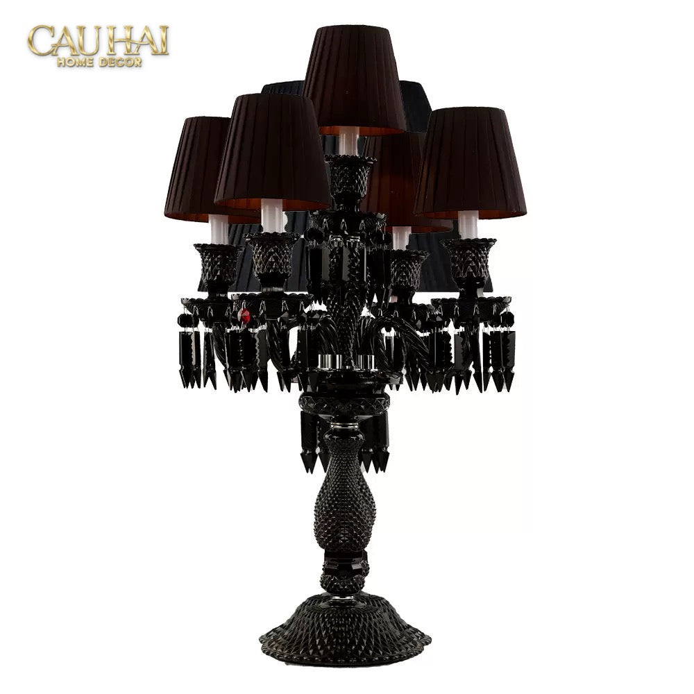 Maison Cristalleries Couture -  Đèn Pha Lê 5 Đỉnh Candelabre Couronne Zénith En  Classique Lamp H72