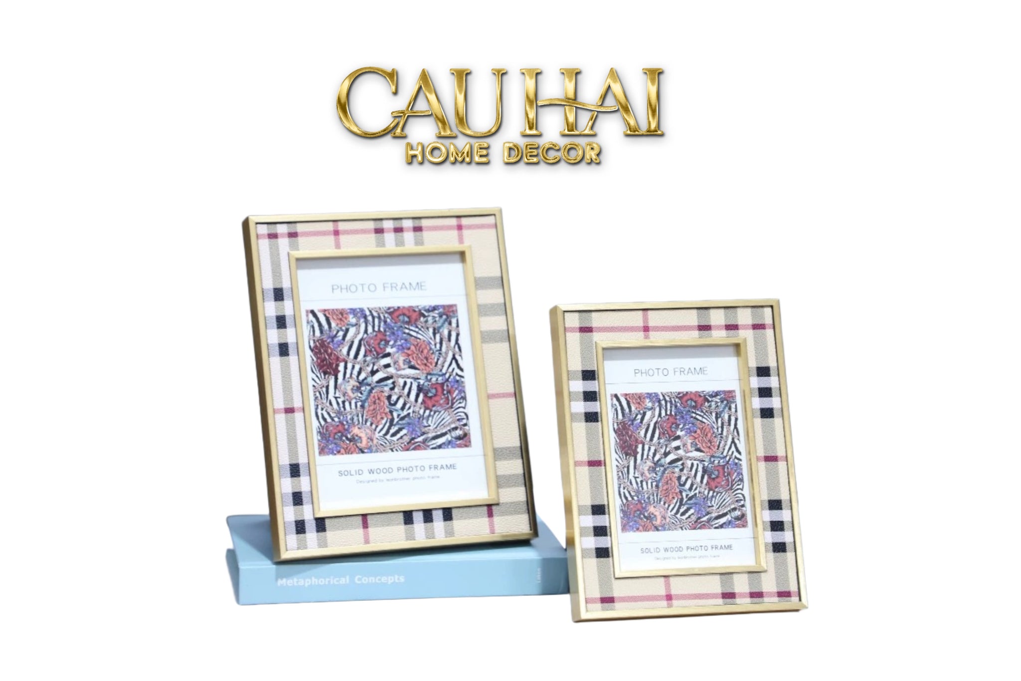 HOME COUTURE - SET KHUNG  ẢNH VINTAGE CHECK HERITAGE