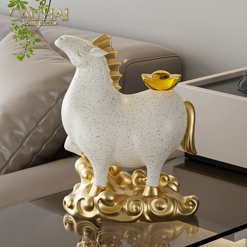 Tết Couture - Gift Set Coffret Tượng Ngựa Thần Tài -CẬU HAI HOME DECOR