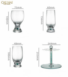 Giá Treo Ly Cyan Cristalleries Rack-LY THỦY TINH-CẬU HAI HOME DECOR