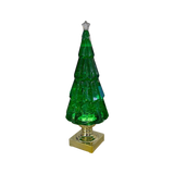 Fêtes Couture - Tượng Cây Thông Noel Acrylic Crystal Facet Tree D'Or Emerald H35-TRANG TRÍ GIÁNG SINH-CẬU HAI HOME DECOR-CẬU HAI HOME DECOR