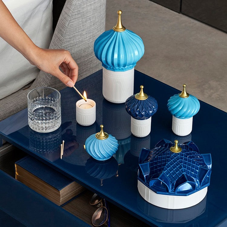 Lọ Nến Persian Castle - Blue/Red/Light Blue