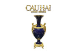Maison Couture - Bình Hoa  Imperium Empire Divin Vase - Column Urn Seraphim – Imperial Cobalt H56x22x29