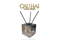 Home Fragrance - Lọ Khuếch Tán Tinh Dầu Cristalleries Cannage Facetté Smoky Gris 7x7x7