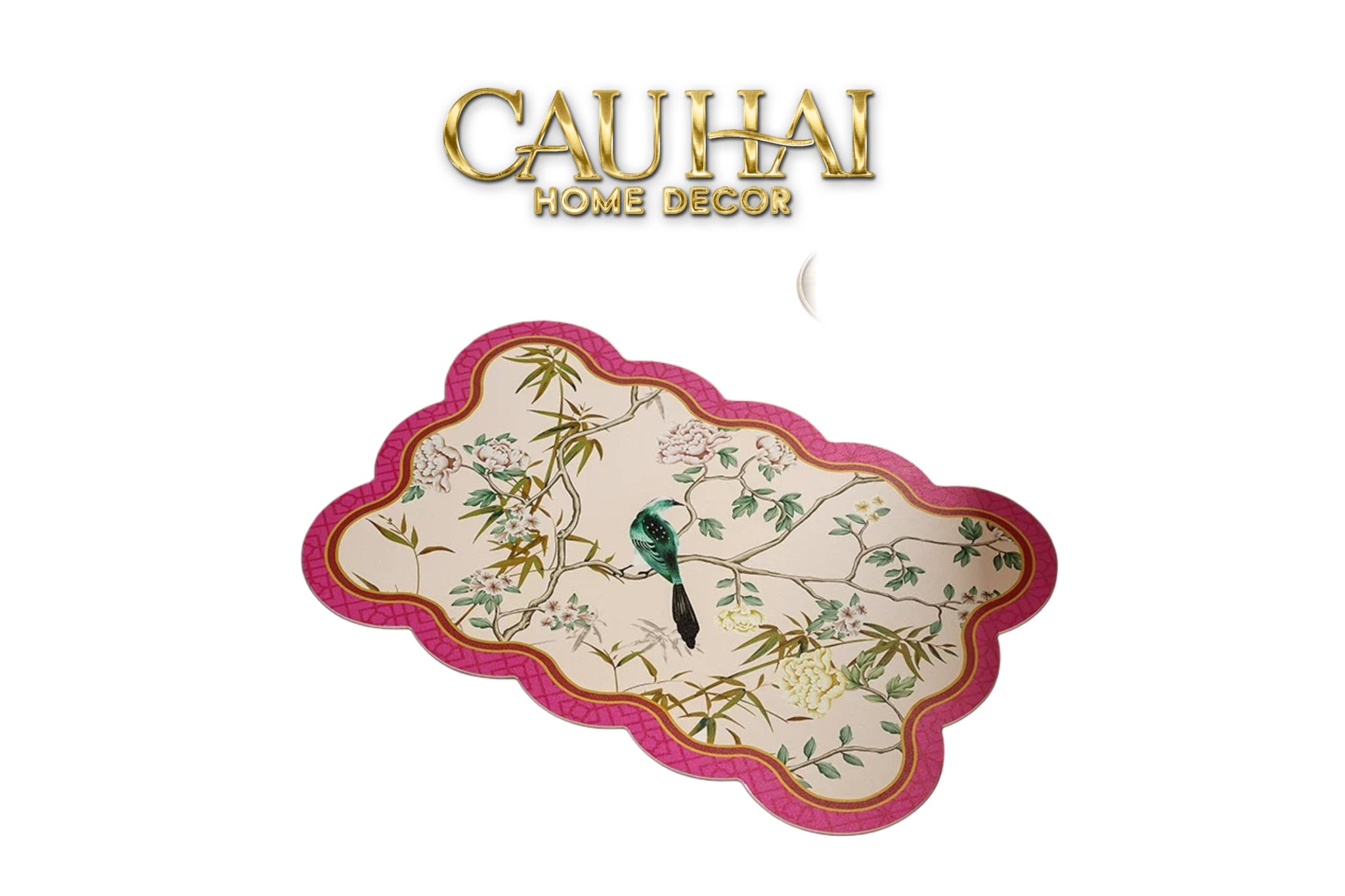 THẢM BỒN TẮM MICROFIBER 60X90 - IVORY PEARL JARDIN ROYALE – SCALLOP EDGE