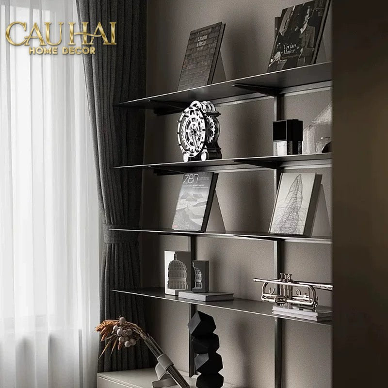 Elysian - Đồng Hồ Cơ Hologram Mécanique Argent Table Clock-CẬU HAI HOME DECOR