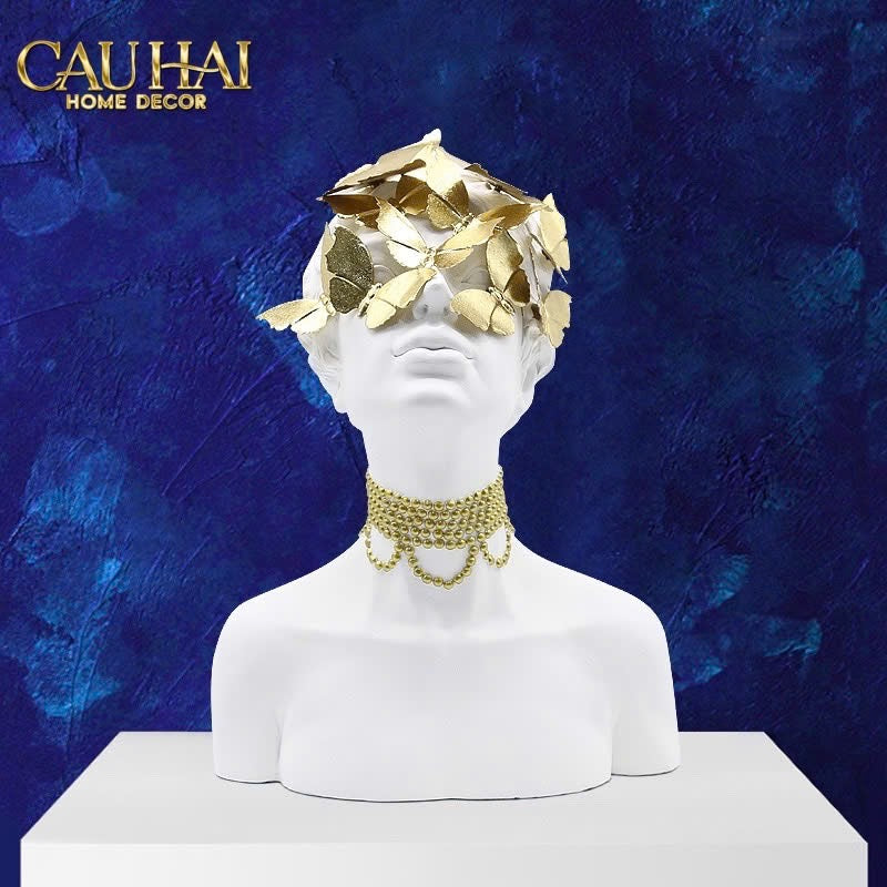 TƯỢNG CÔ GÁI PAPILLON MUSE - MYTHIC SURREALISM ART