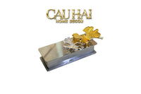 Hộp Đựng Tăm Chrome Papillon Goldleaf
