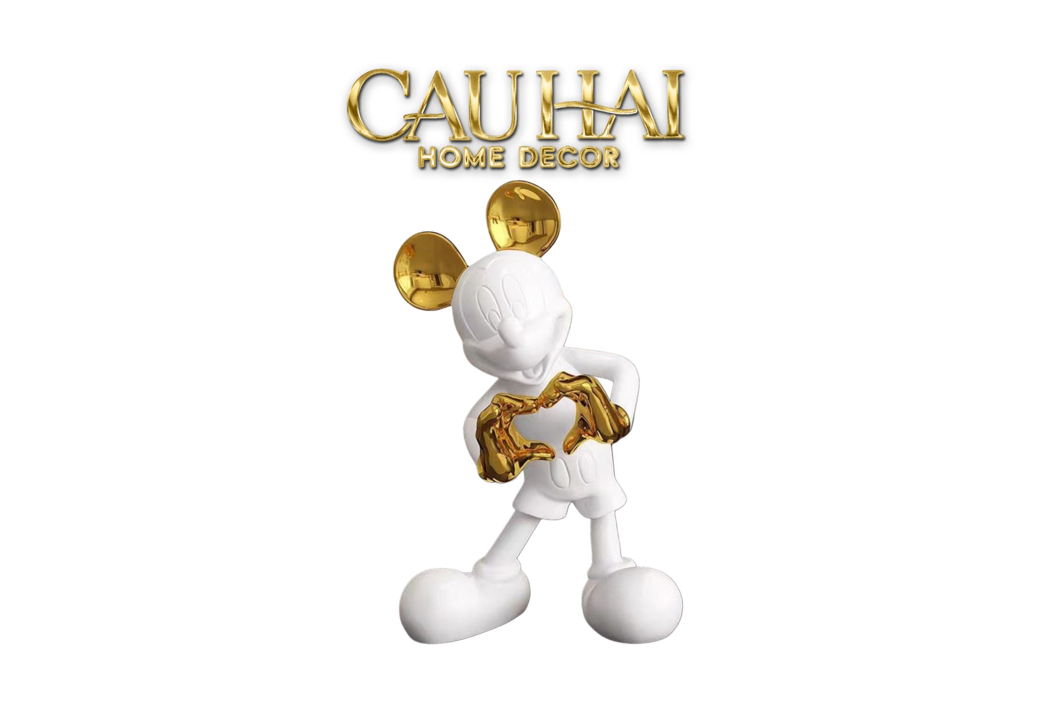 TƯỢNG MICKEY T’ES AMOUR D’OR H29-CẬU HAI HOME DECOR
