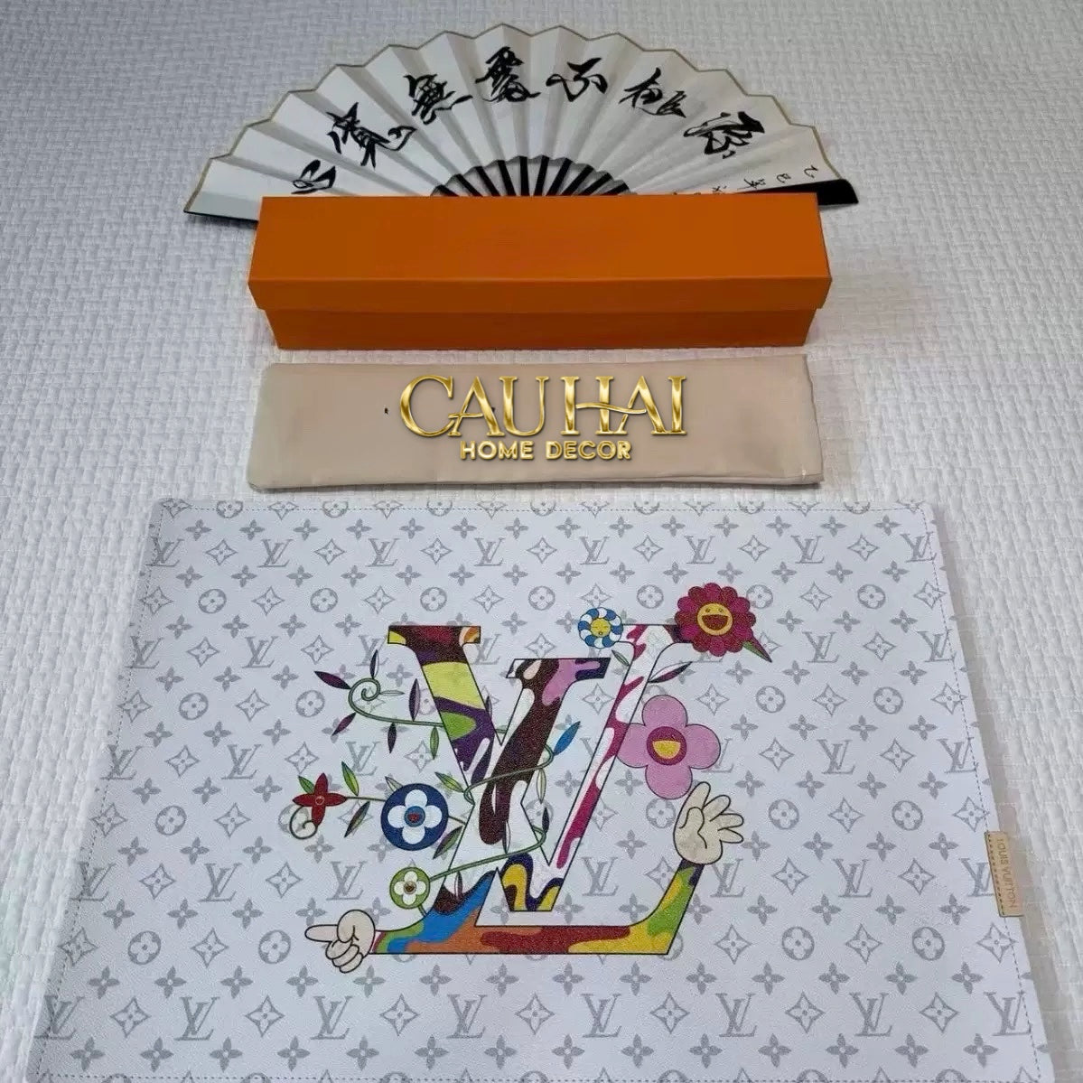 HOME COUTURE - TẤM LÓT LOUIS FESTIVE BLANCHE MULTICOLORE TABLE MAT 40X60