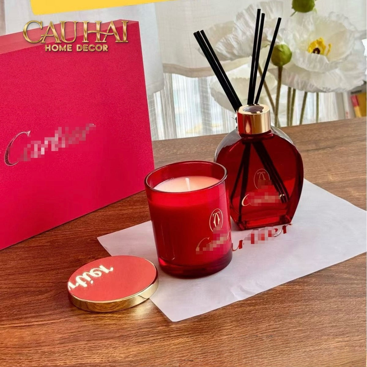 Home Fragrance - Gift Set Écartier Rouge Rubis Sauvage Duo Édition-CẬU HAI HOME DECOR