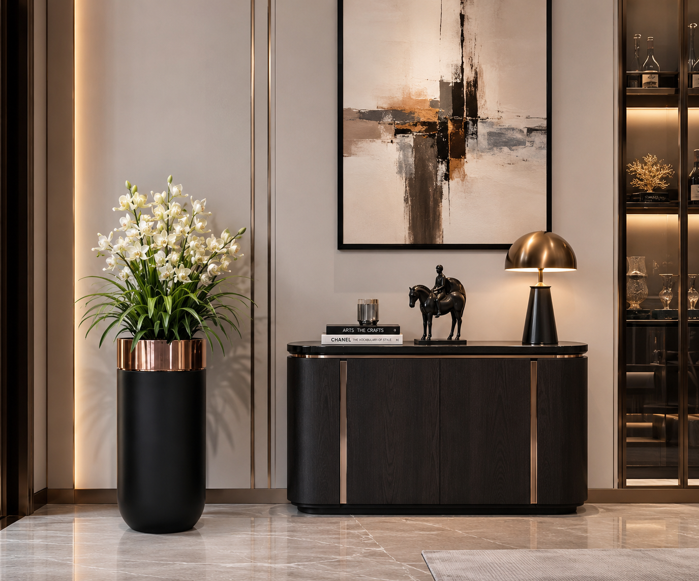 Maison Couture - Chậu Hoa Địa Lan Cymbidium Rosé Noir H170