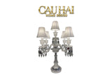 HOME COUTURE - ĐÈN 5 ĐỈNH CANDELABRE COURONNE ZÉNITH EN CRISTAL CLASSIQUE - CẬU HAI HOME DECOR