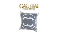Les Cussins D’Élégance - Tweed Coco Pillowcase - Gray