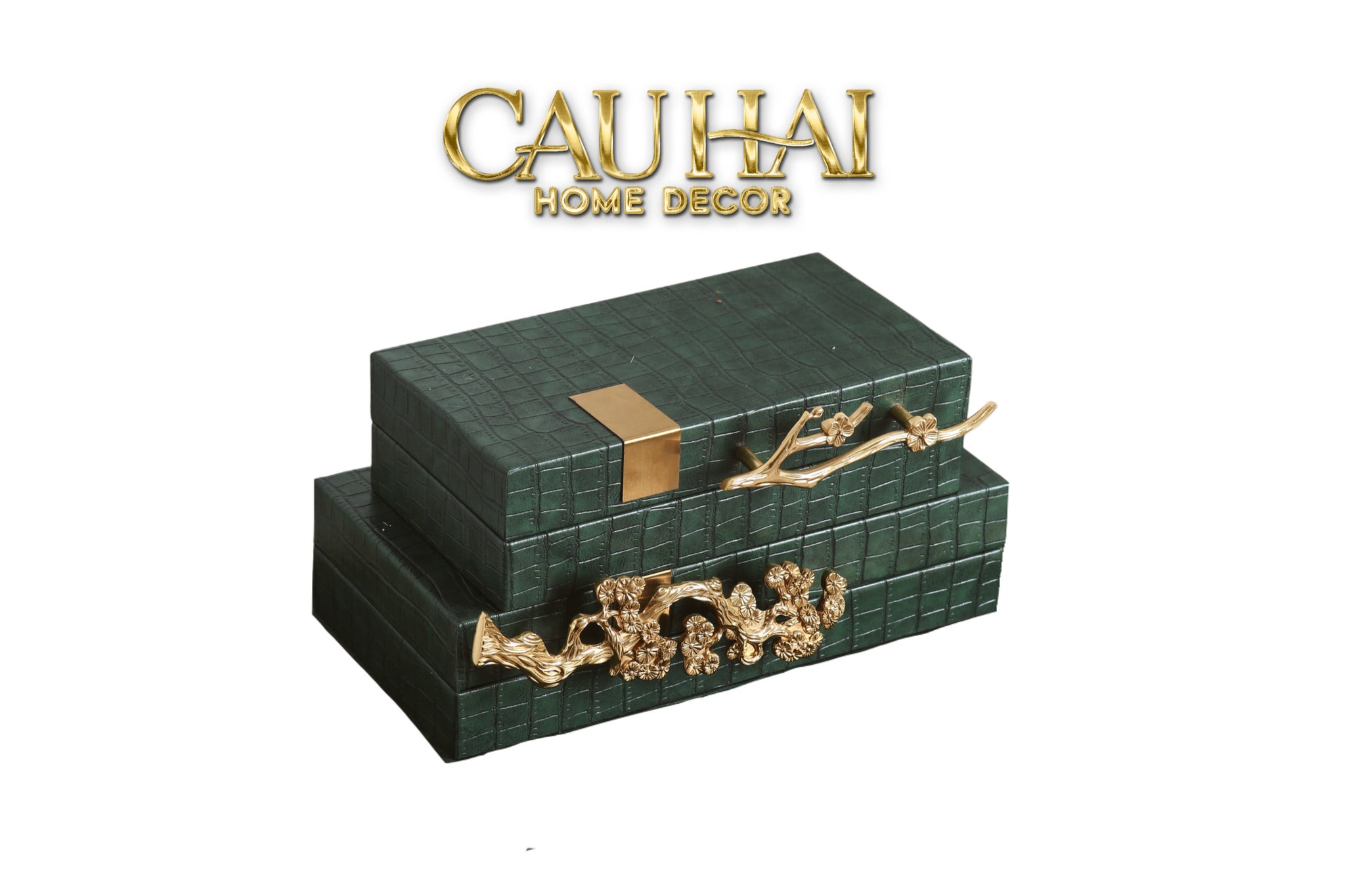 HOME COUTURE - SET 2 HỘP TRANG SỨC EMERALD DYNASTY JARDIN