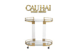 HOME COUTURE - XE QUẦY BAR AUREATE PILLAR OLYMPIAN BAR CART - CẬU HAI HOME DECOR