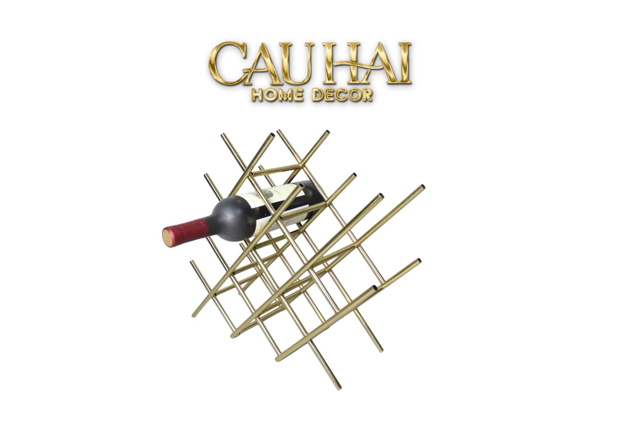 Giá Rượu Metal Lattice D’Or 12 Bottles