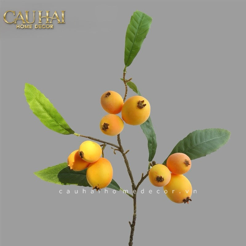 Cành Hồng Bì 105CM - CẬU HAI HOME DECOR