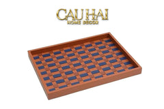 Khay-Da-Trang-Tri-Auburn-Ruban-Cross-Tray-30x40-CAU-HAI-HOME-DECOR - CẬU HAI HOME DECOR