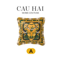 L’Atelier Du Cusson - Vỏ Gối Nhung Minh Hoàng D 30x50-vỏ gối-CẬU HAI HOME DECOR