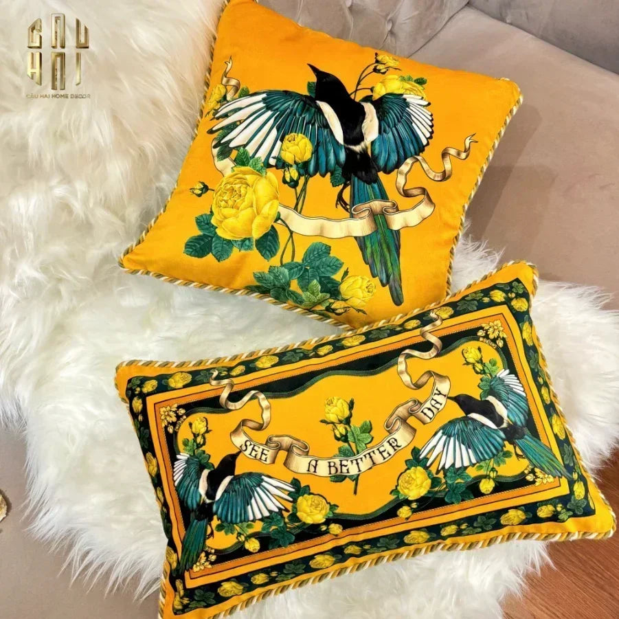 L’Atelier Du Cusson - Vỏ Gối Nhung Minh Hoàng D 30x50-vỏ gối-CẬU HAI HOME DECOR