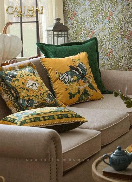L’Atelier Du Cusson - Vỏ Gối Nhung Minh Hoàng D 30x50-vỏ gối-CẬU HAI HOME DECOR