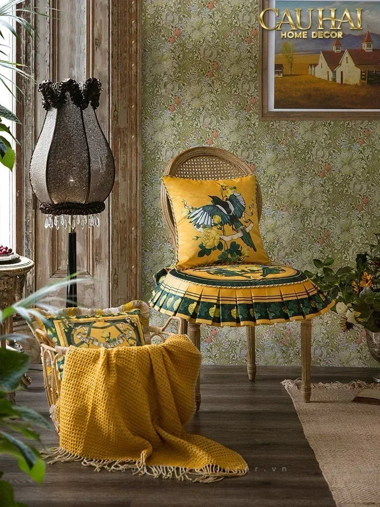 L’Atelier Du Cusson - Vỏ Gối Nhung Minh Hoàng D 30x50-vỏ gối-CẬU HAI HOME DECOR